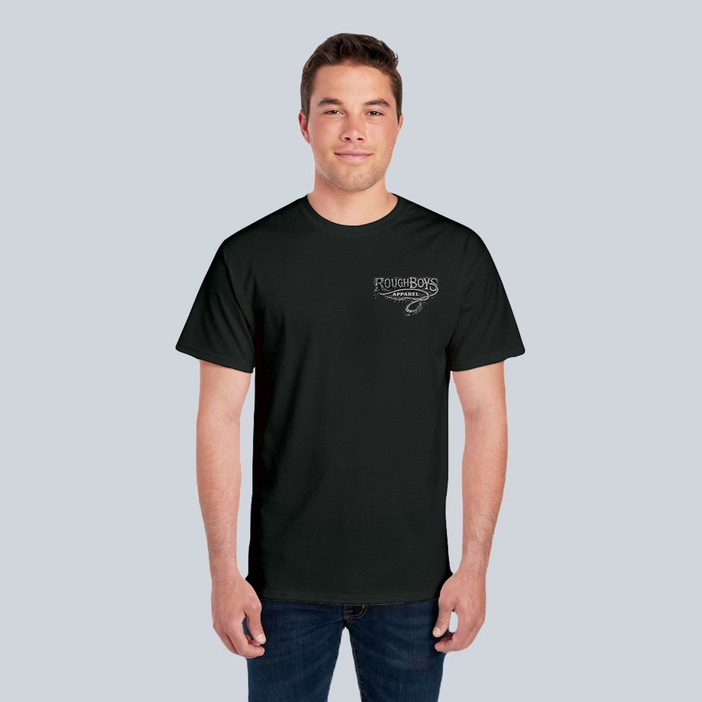 Texas Oil on black Tshirt